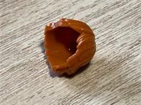 LEGO Star Wars part - 6125719: LUKE SKYWALKER WIG DARK ORANGE