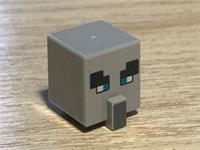LEGO MINECRAFT part - pillager / vindicator HEAD 6528866 light grey FROM 21267