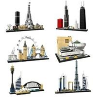 City Skyline Building Blocks Set New York, London, Dubai Models