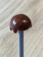 LEGO 1 genuine part - vintage reddish brown wig hair retired Luke Skywalker