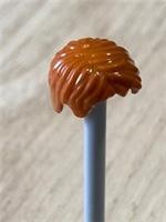 LEGO Minifigure Hair Wigs male dark orange rare 4529755: WIG BOY 60353