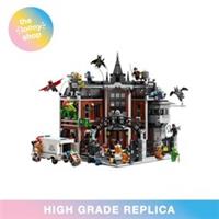 🦇 76300 MOC Arkham Asylum Building 🦇 Blocks with 16 Figures Batman 2953pcs