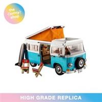 10279 MOC Volkswagen T2 Camper Van Building Blocks Icons 2207pcs