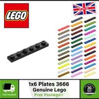 LEGO 1x6 Plate | 3666 | Cheapest On Ebay | FREE POSTAGE | Choose Quantity!