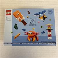 Lego 12 in 1 Limited Edition Set 40593 Sea Creatures Aeroplane Castle Lighthouse