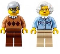 LEGO Grandma & Grandad Minifigure from Set 60134 City People NEW