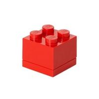 LEGO Mini Box 4 Storage Brick Box Red
