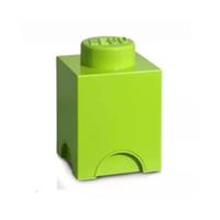 LEGO Round 1-Stud 1.2L Stackable Storage Brick Lime Green