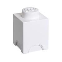 LEGO Round 1-Stud 1.2L Stackable Storage Brick White