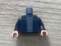LEGO genuine part - MINI FIGURE TORSO HARRY POTTER DARK blue