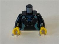 LEGO genuine part - MINI FIGURE TORSO BLACK BLUE NYA FROM 71708