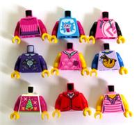 Lego 9 Torso Body For Female Girl Minifigure Halloween Xmas Hoody Hoodie