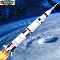 Thenical Apollo NASA Saturn V Build Toy Set Building Blocks Space Launch Rocket