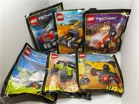 LEGO Technic mini-builds/magazine gifts in paper bags | Brand new