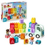 LEGO DUPLO Town Alphabet Truck Toy with Trailer for 2+ Year Old Multicolor