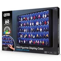 Mini Figures Display Case Protect Figurines 5 Levels LED Strips Lego Compatible