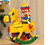 590PCS Circus Clown Building Blocks DIY Creative Cartoon Figure Assembly Toy Set