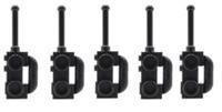 LEGO 5 x Radio Walkie Talkie Black NEW Genuine LEGO
