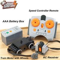 4Pcs Power Functions Battery Box Train Motor IR Receiver Controlled For Lego