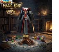 Medieval Magic World Robe MOC Building Blocks Model DIY Toys Kids Adult Gift Toy