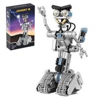 1176 Pieces Johnny 5 Robot Building Blocks Set with Remote Control