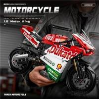 Technical Series Motorcycle V4 Building Blocks Set Super Motorbike Model-Kit