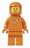 LEGO Orange Classic Spaceman minifigure (with airtanks + space helmet) (NX4)