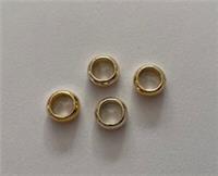 4x Lego Chrome Gold Ring - Wedding Utensil LOTR Lord Of The Rings Item (NR7)
