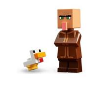 LEGO Minecraft Movie - Villager Minifigure and Chicken from Set 21273 Brand NEW