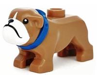 LEGO CITY 2020 BULL DOG MINIFIGURE ANIMAL PET CITY Bulldog Nougat (NM5)