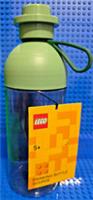 LEGO 500ML Sand Green Transparent Drinks Bottle Screw Lid - BRAND NEW