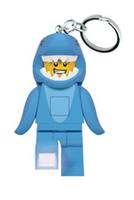 LEGO CLASSIC SHARK SUIT GUY KEYCHAIN KEYRING LED LIGHT BNWT!