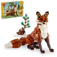 LEGO Creator 3 in 1 Forest Animals Red Fox Toys - Building Toys for Kids, Boys &