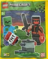 LEGO Minecraft - Ninja, Zombie and TNT Launcher - Mini Set 662304 - New