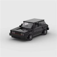 MOC Golf MK1 GTI Building Blocks Speed Champions | 329pc | ABS Plastic Kit