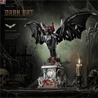 Dark Bat Building Block Halloween Mechanical Vampire Bat Model Brick Clock Tower