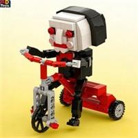 Horror Billy Puppet MOC Building Blocks Model Halloween Collectible Display Toy