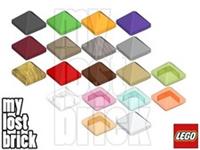 LEGO - Part 22388 - Slopes 1x1x(2/3) Quadruple Convex + NEW +SELECT COLOUR / QTY