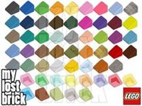 LEGO - Part 54200 - Slopes 1x1x2/3 + NEW + SELECT COLOUR / QUANTITY
