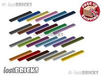 LEGO - Part 4162 - Tiles 1x8 + NEW + SELECT COLOUR / QUANTITY +