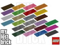 LEGO - Part 3030 - Plates 4x10 + NEW + SELECT COLOUR / QUANTITY +