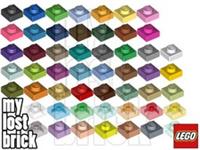 LEGO - Part 3024 - Plates 1x1 + NEW + SELECT COLOUR / QUANTITY