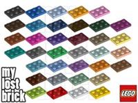 LEGO - 3021 - Plates 2x3 (SINGLE) + NEW + SELECT COLOUR / QUANTITY