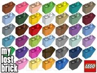 LEGO - Part 3665 - Slopes Inverted 2x1 45 (SINGLE) + NEW + SELECT COLOUR / QTY