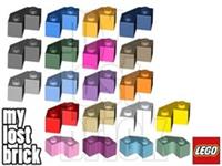 LEGO - Part 87620 - Brick 2x2 with 45 Degree Angle +NEW +SELECT COLOUR /QUANTITY