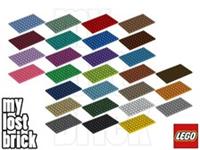 LEGO - Part 3033 - Plates 6x10 (SINGLE) + NEW + SELECT COLOUR / QUANTITY