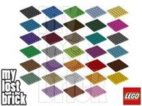 LEGO - Part 3958 - Plates 6x6 + NEW + SELECT COLOUR / QUANTITY +
