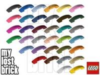 LEGO - Part 93273 - Slope Curved 4x1 Double + NEW + SELECT COLOUR / QUANTITY
