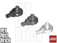 LEGO - Part 47455 - Technic Rotation Ball Joint Loop Link with Pins + NEW