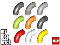 LEGO - Part 25214 - Round Bricks Macaroni / Curved + NEW + SELECT COLOUR / QTY